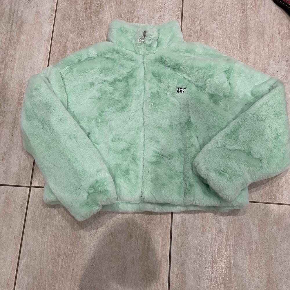 New Nike Sportswear Icon Clash Full-Zip Jacket Green Size XL DV5139-379